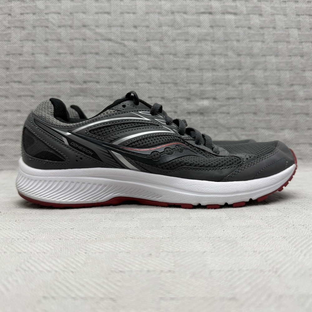 Saucony Cohesion 14 Shoe Mens Size 8.5 Gray Running S20628-2